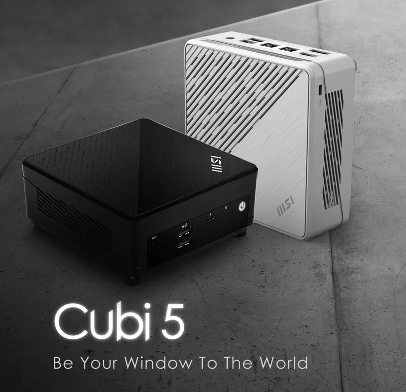MSI Cubi 5-barebone med Core 5-processor